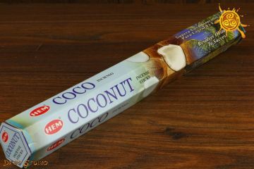  Kadzidełko KOKOS aromat kokosowy - relaksuje i energetyzuje