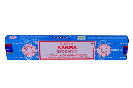 Kadzidełko Karma Satya pyłkowe - oczyszczenie, ochrona, zrównoważenie karmy