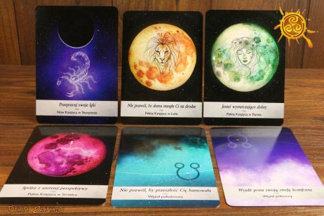 Księżycologia karty wyroczni Yasmin Boland, Nyx Rowan - karty