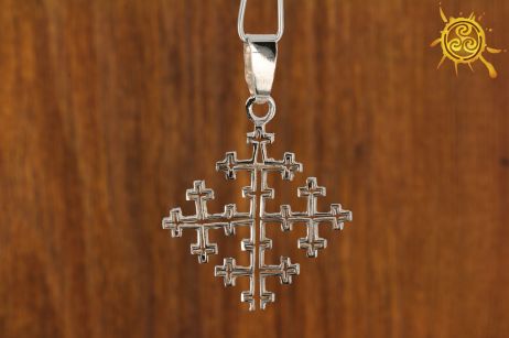 Krzyż Lalibela WISIOR srebro - poprawa stanu zdrowia, ochrona, siła