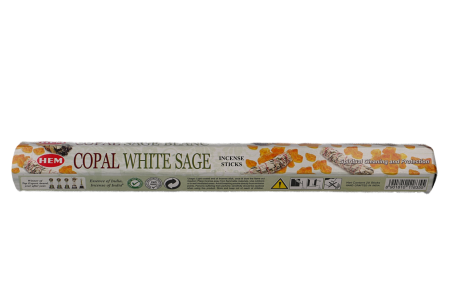 Kadzidełko Copal White Sage Biała Szałwia HEM - oczyszcza, uzdrawia, eliminuje energię zła
