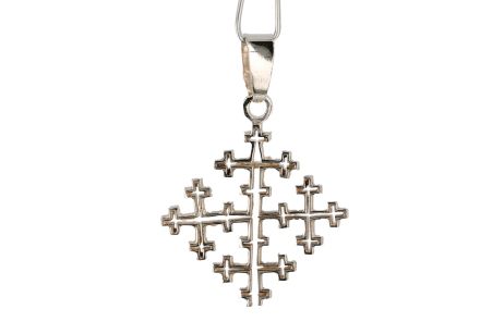 Krzyż Lalibela WISIOR srebro - poprawa stanu zdrowia, ochrona, siła