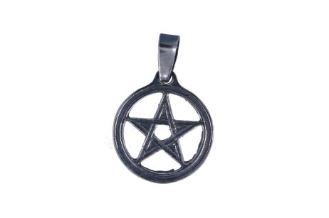 Pentagram 1,9 cm WISIOR srebro - chroni przed siłami zła, zazdrością, zawiścią czy zło życzeniem