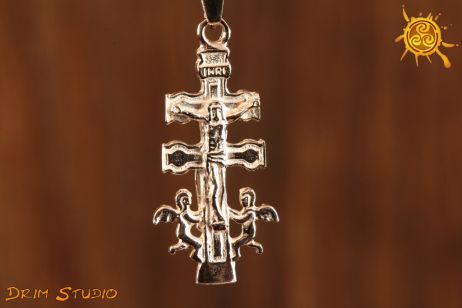 Krzyż z Caravaca 3 cm - ochrona, egzorcyzmy